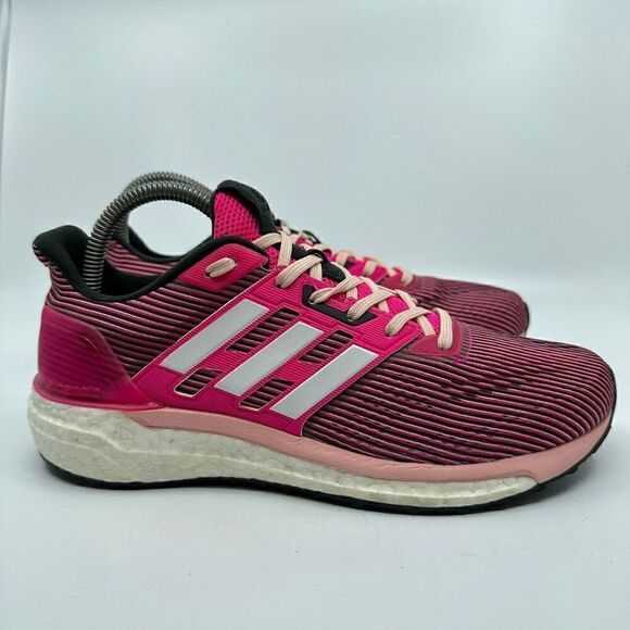 Adidas Supernova Sequence Boost Womens Size 8 Pink White Running Shoes B3470 - Picture 6 of 10